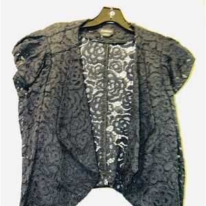 Bebe lace Victorian puff sleeve jacket